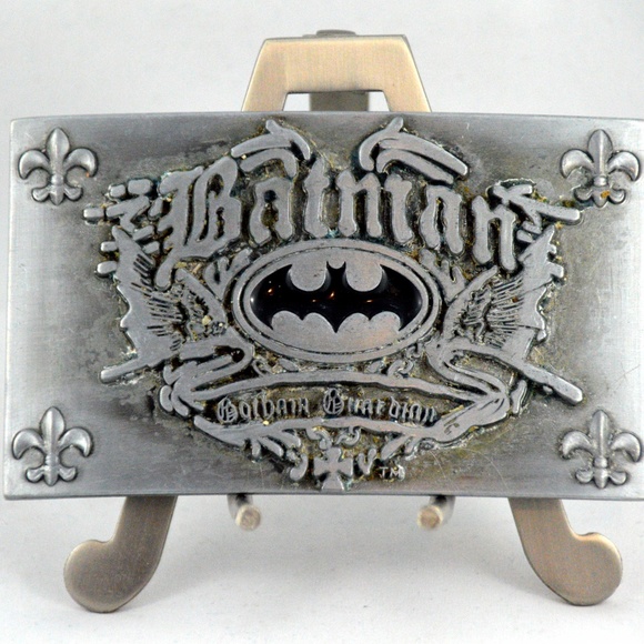 Batman Belt Buckle Pewter - Picture 1 of 3
